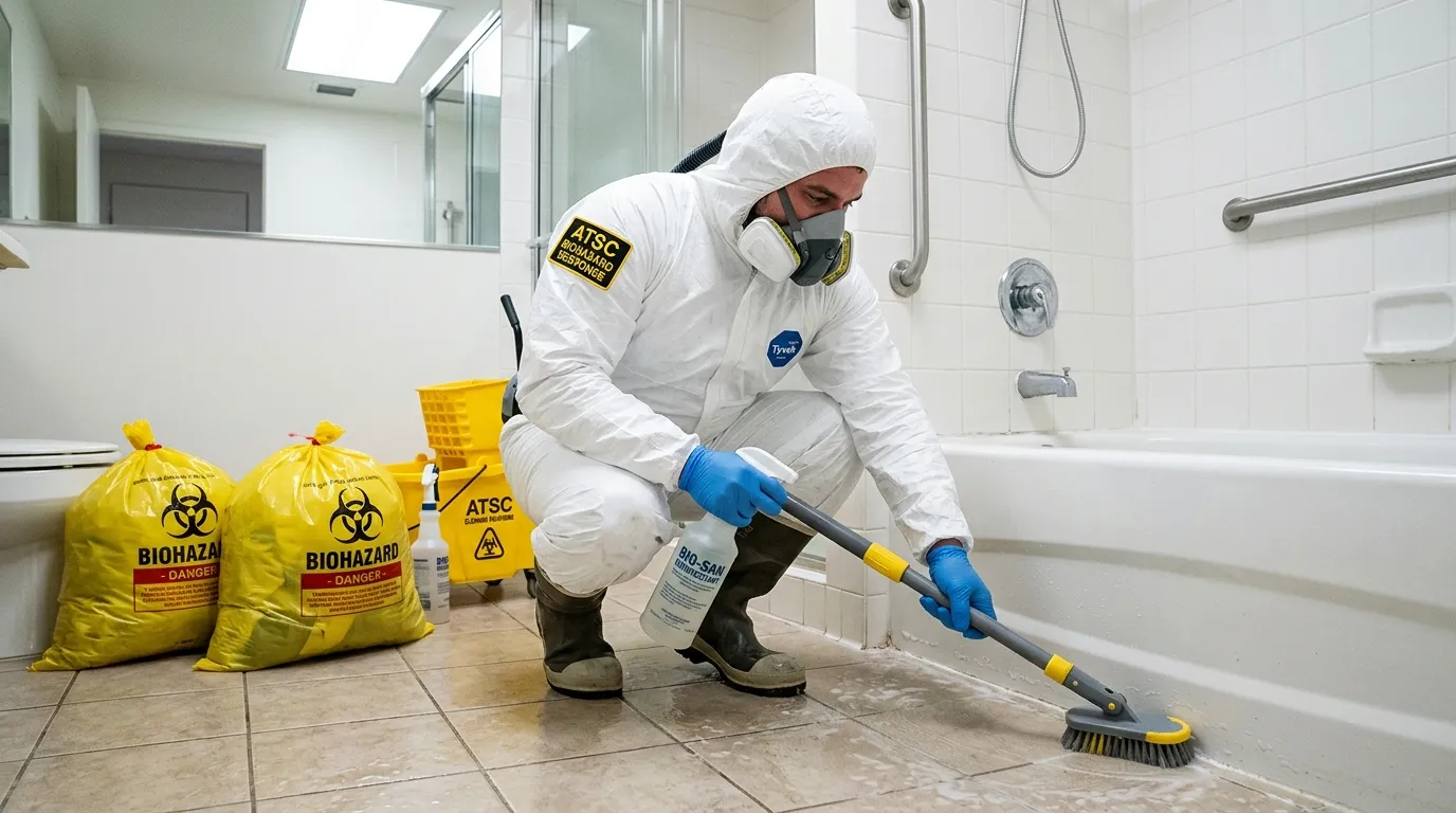 Decontamination equipment deployed for Blood Cleanup in South San Jose Hills